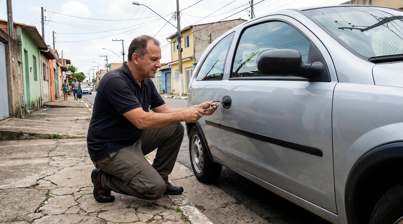 Abertura de carro sem danos por chaveiro em Contagem‑MG